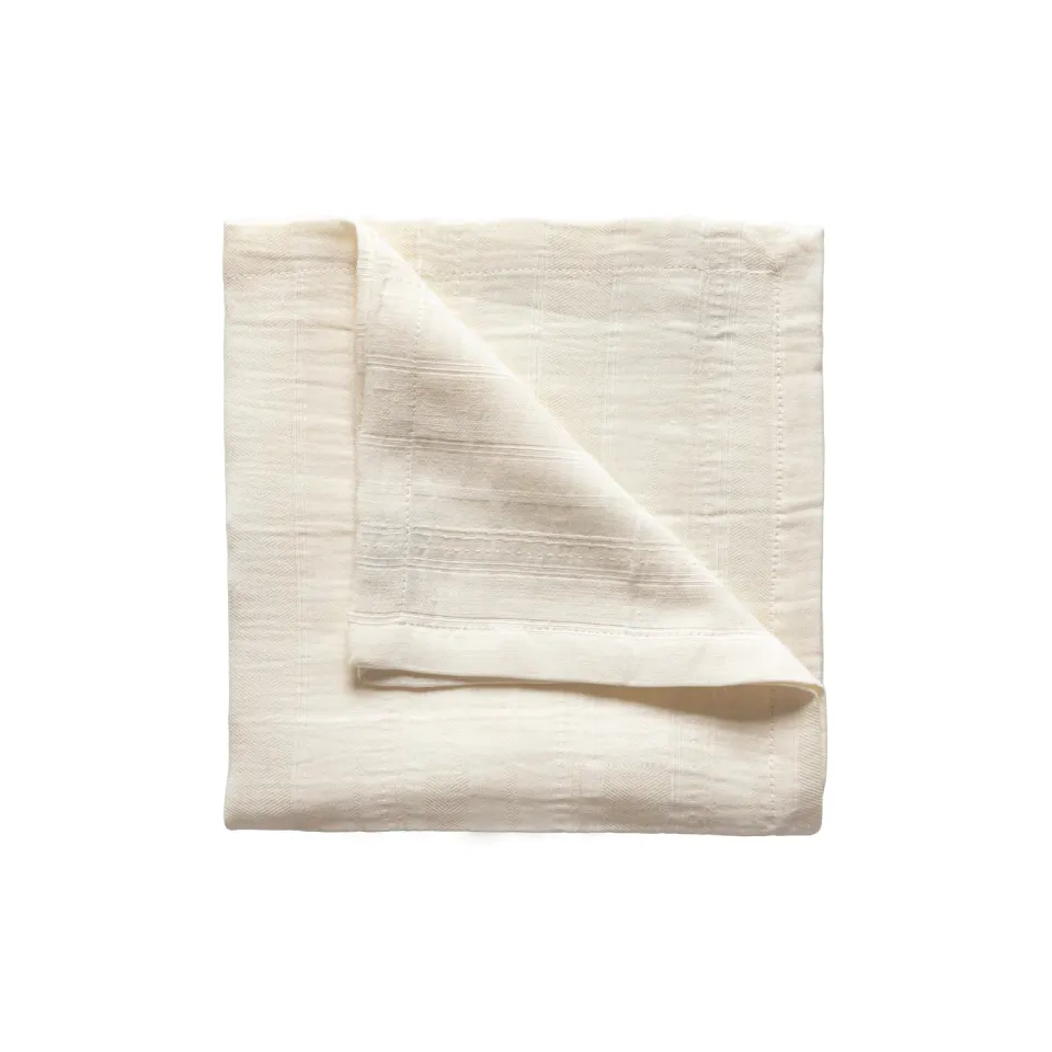 Costa Nova Cascata stofserviet vanilla beige hør bomuld