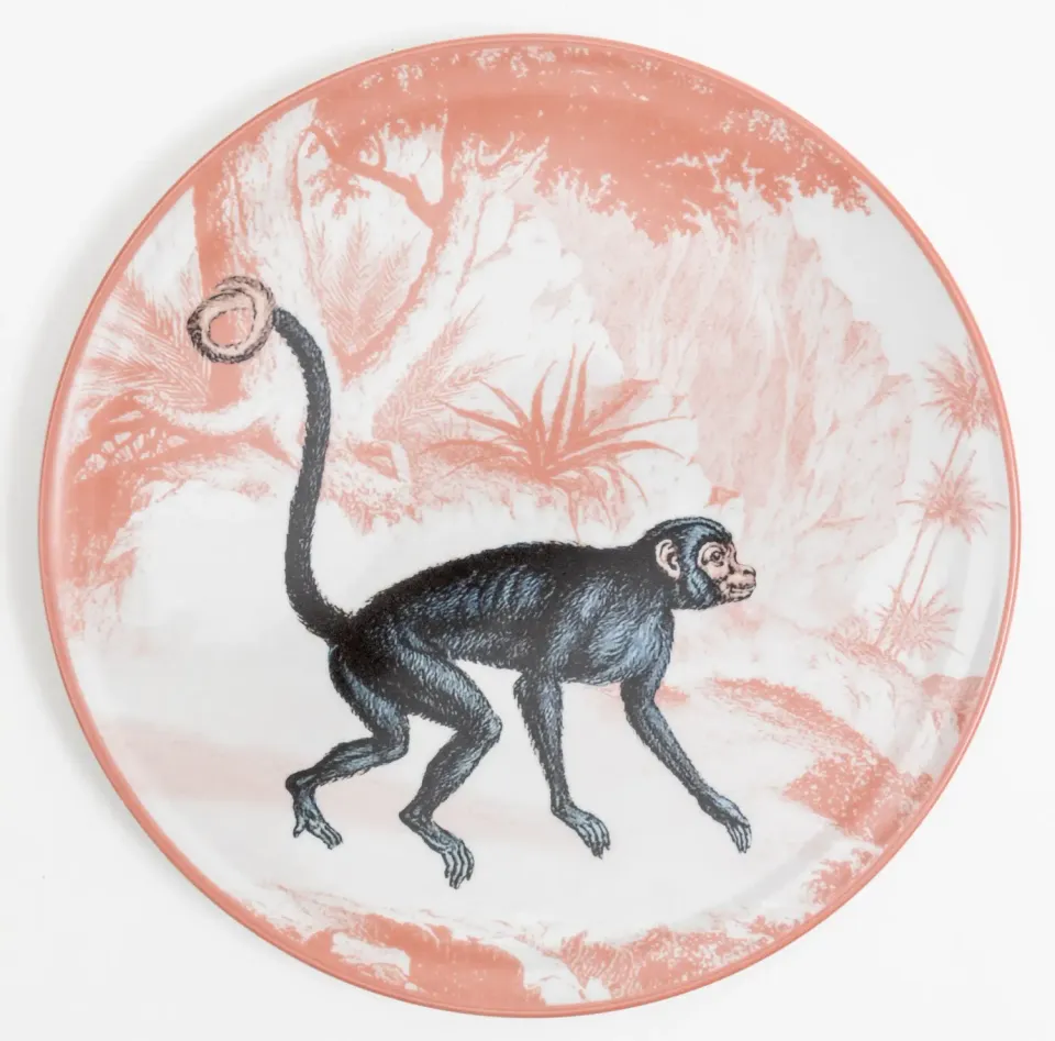 Les Ottomans La Menagerie MEN03 middagstallerken porcelæn