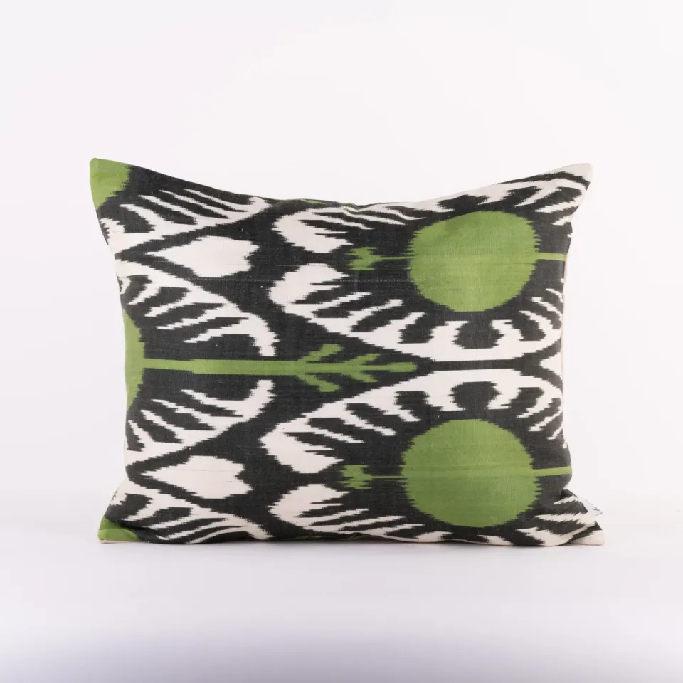Les Ottomans Ikat S227 pudebetræk silke