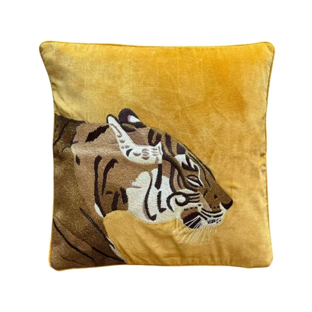 Les Ottomans EBC72 pudebetræk tiger broderet velour