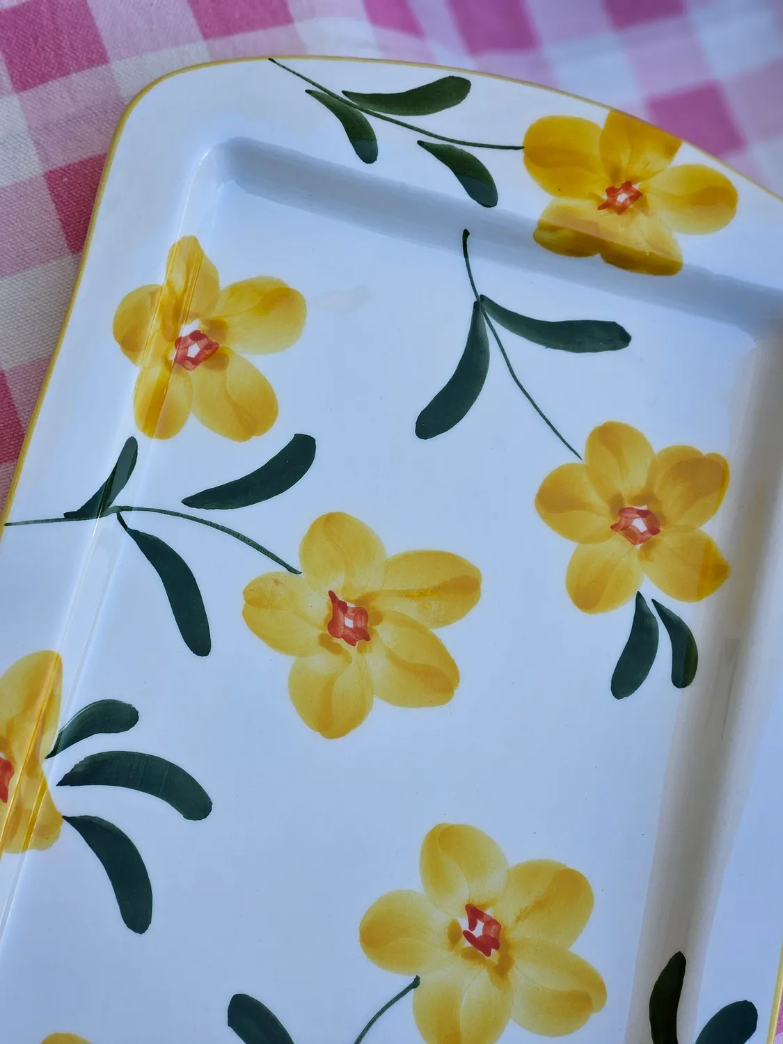 Les Ottomans Florale fad keramik håndmalet blomster