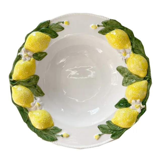 Les Ottomans Limone LMN03 pastatallerken citron