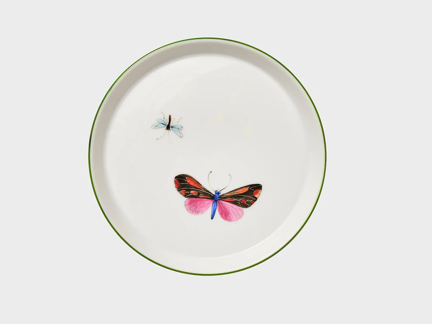 Nymphenburg Schmetterling lille skål bemalet