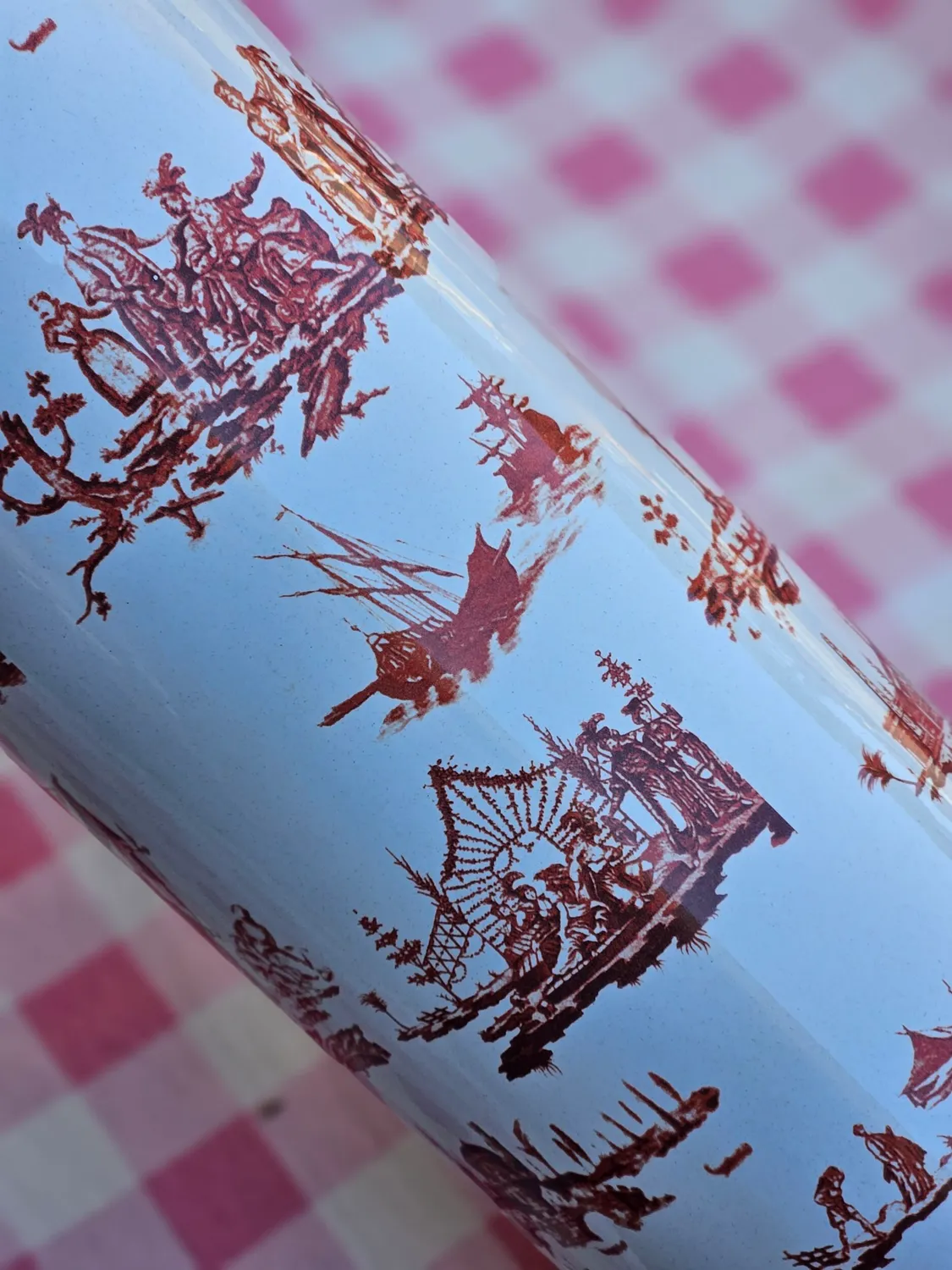 Les Ottomans vase keramik håndpåsat decal