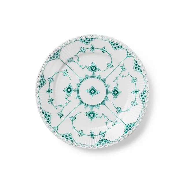 Royal Copenhagen Smaragd Helblonde tallerken 19 cm grøn