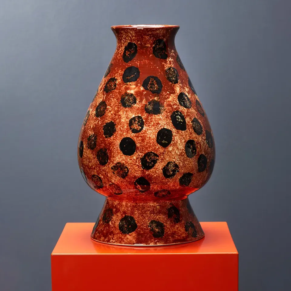 1882-Ltd Rosebud Vase 7 vase håndlavet stentøj