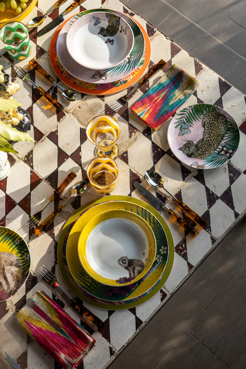Les Ottomans Matthew Williamson Monkey skål porcelæn
