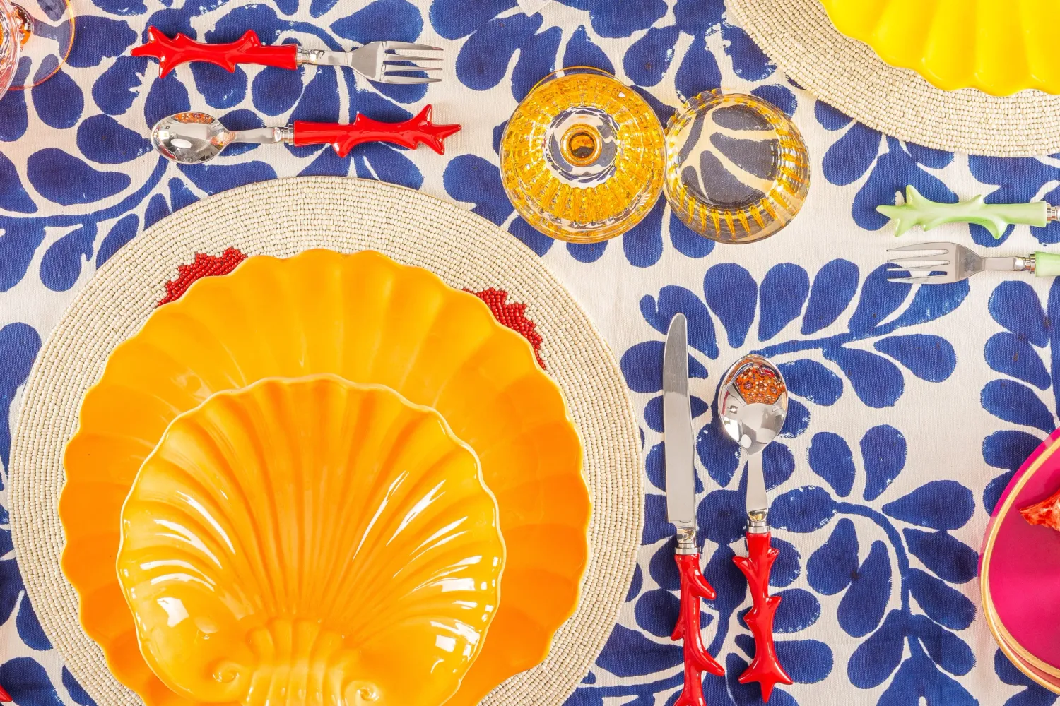 Les Ottomans Red Coral CORT01 bestiksæt resin rød