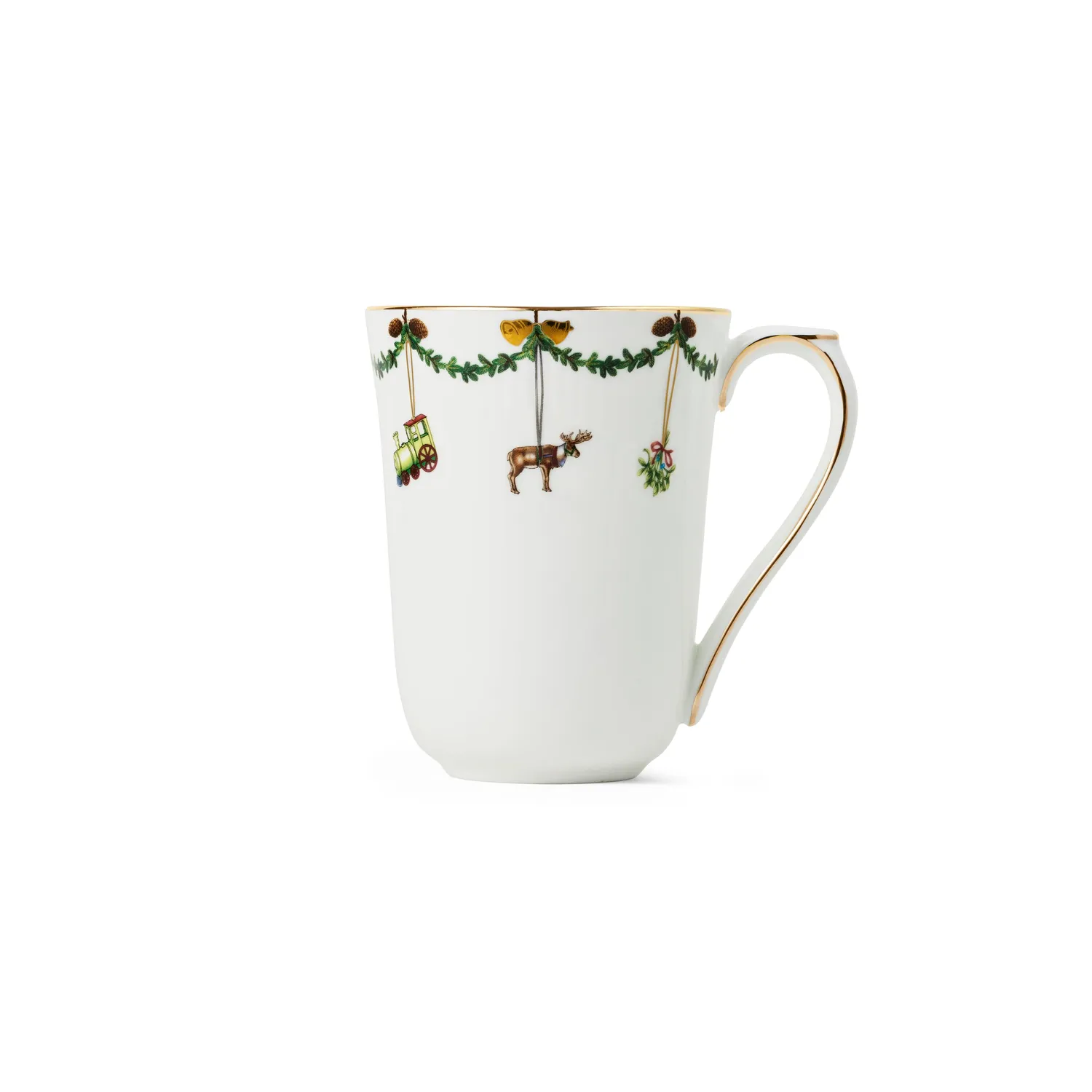 Kgl. Porcelæn Stjerne Riflet Jul kop 36 cl dekoration 2