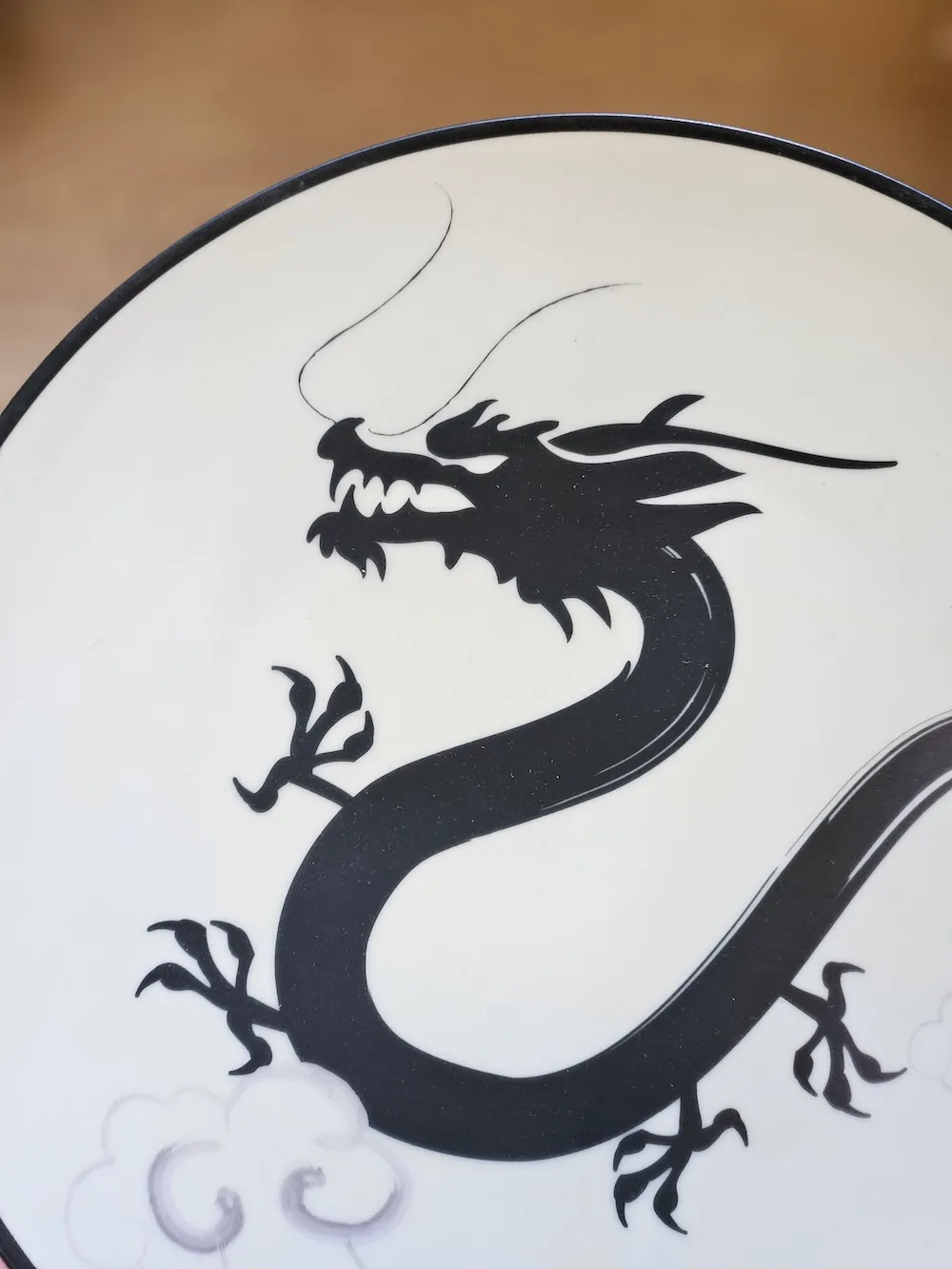 Les Ottomans Drago tallerkener porcelæn drage 2 stk