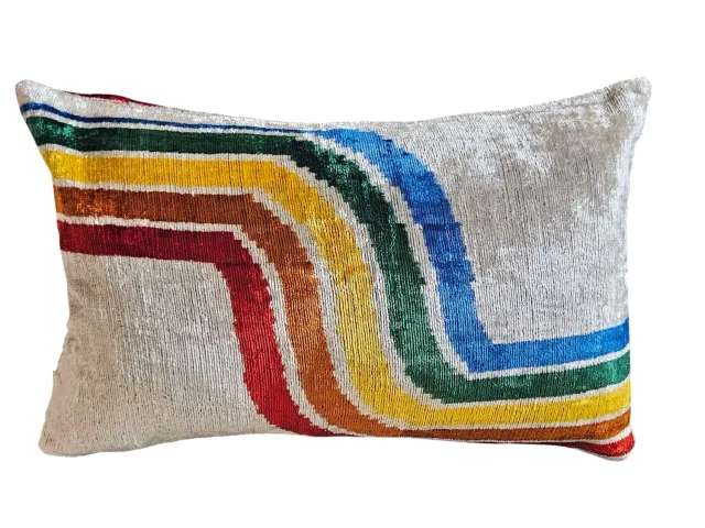 Les Ottomans Rainbow pudebetræk silkevelour