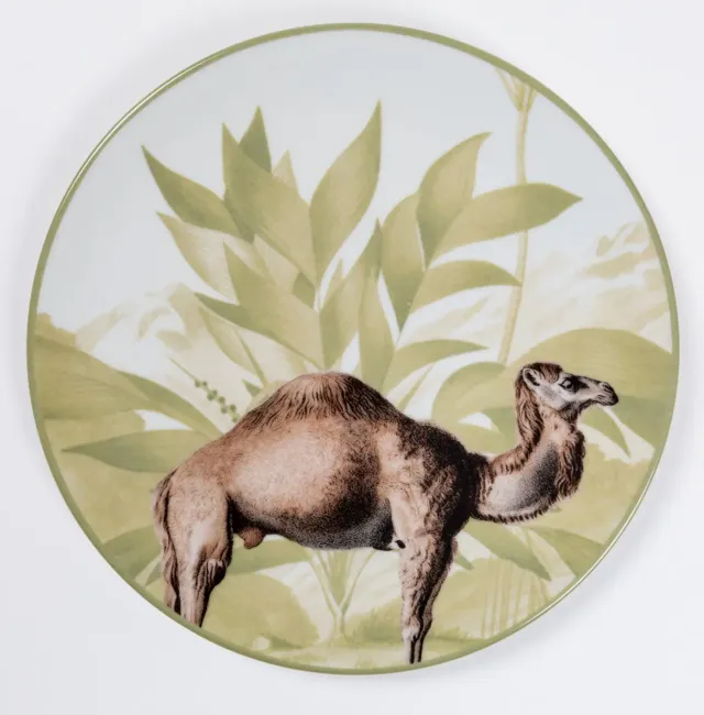 Les Ottomans La Menagerie MEN09 tallerken porcelæn