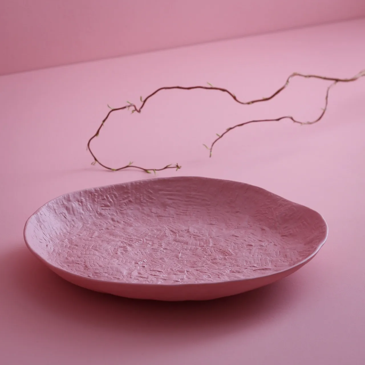 1882-Ltd Crockery Fad Pink Medium stentøj