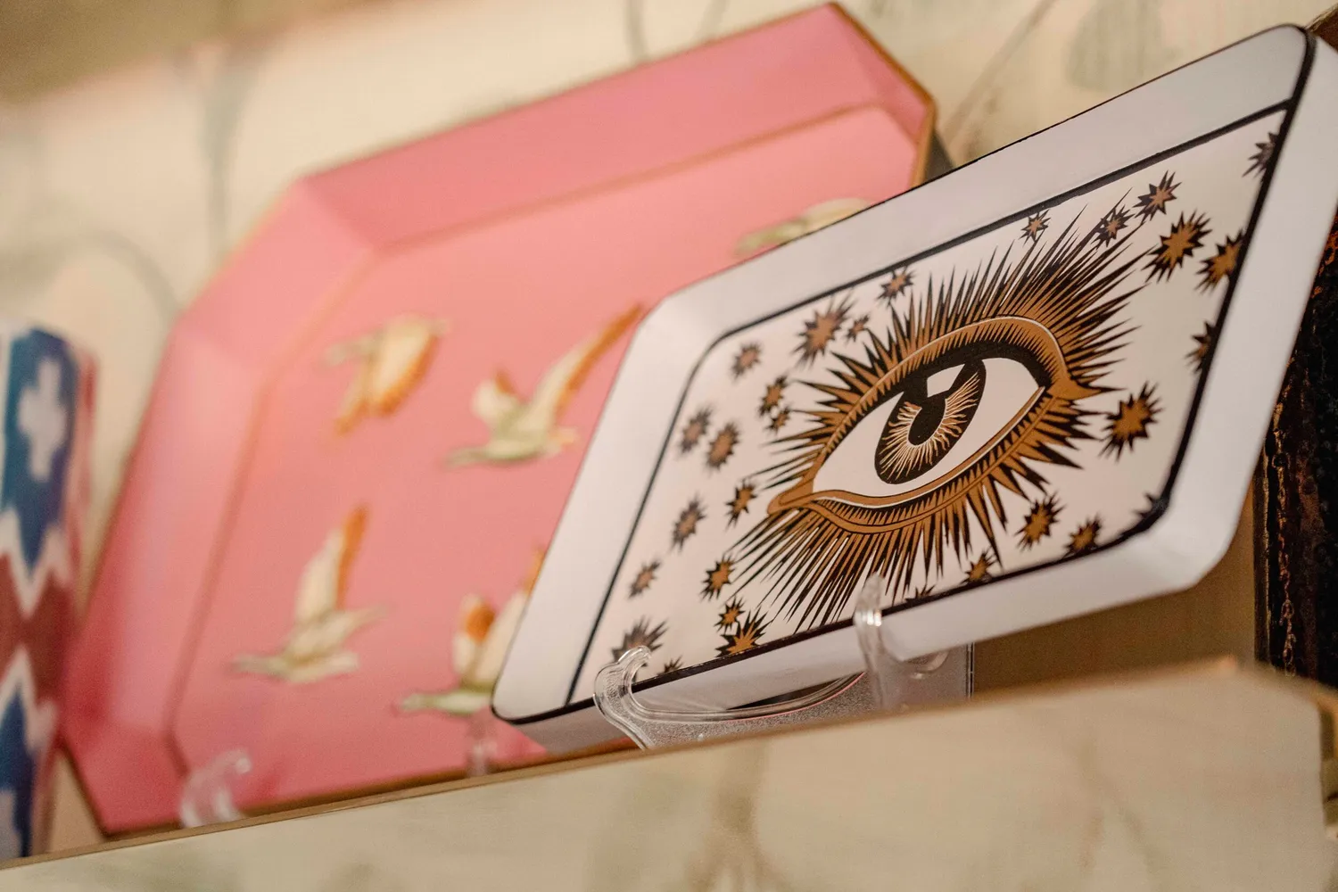 Les Ottomans All-Seeing Eye EYT04 bakke håndmalet jern