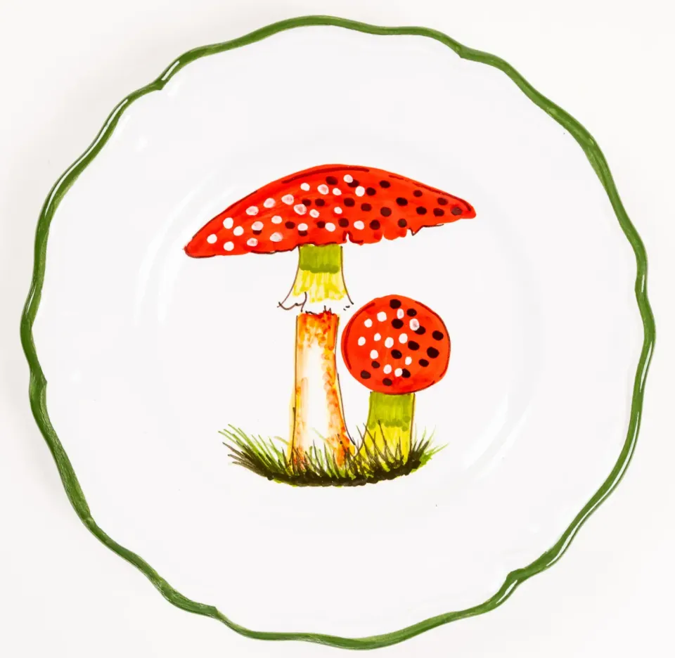 Les Ottomans Funghi MU01 desserttallerken svamp keramik