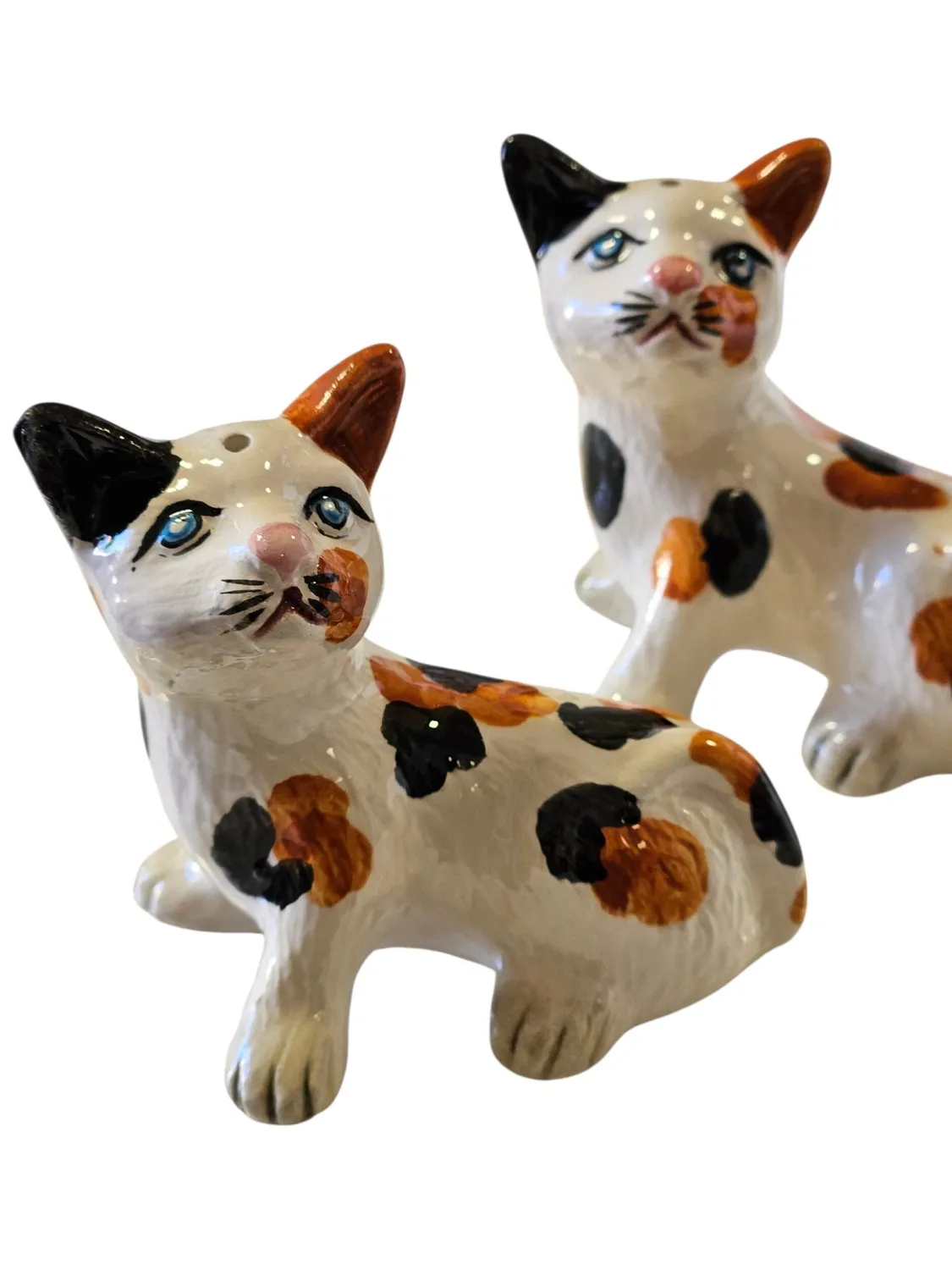 Les Ottomans Gatti kattefigurer håndmalet sæt 2 stk