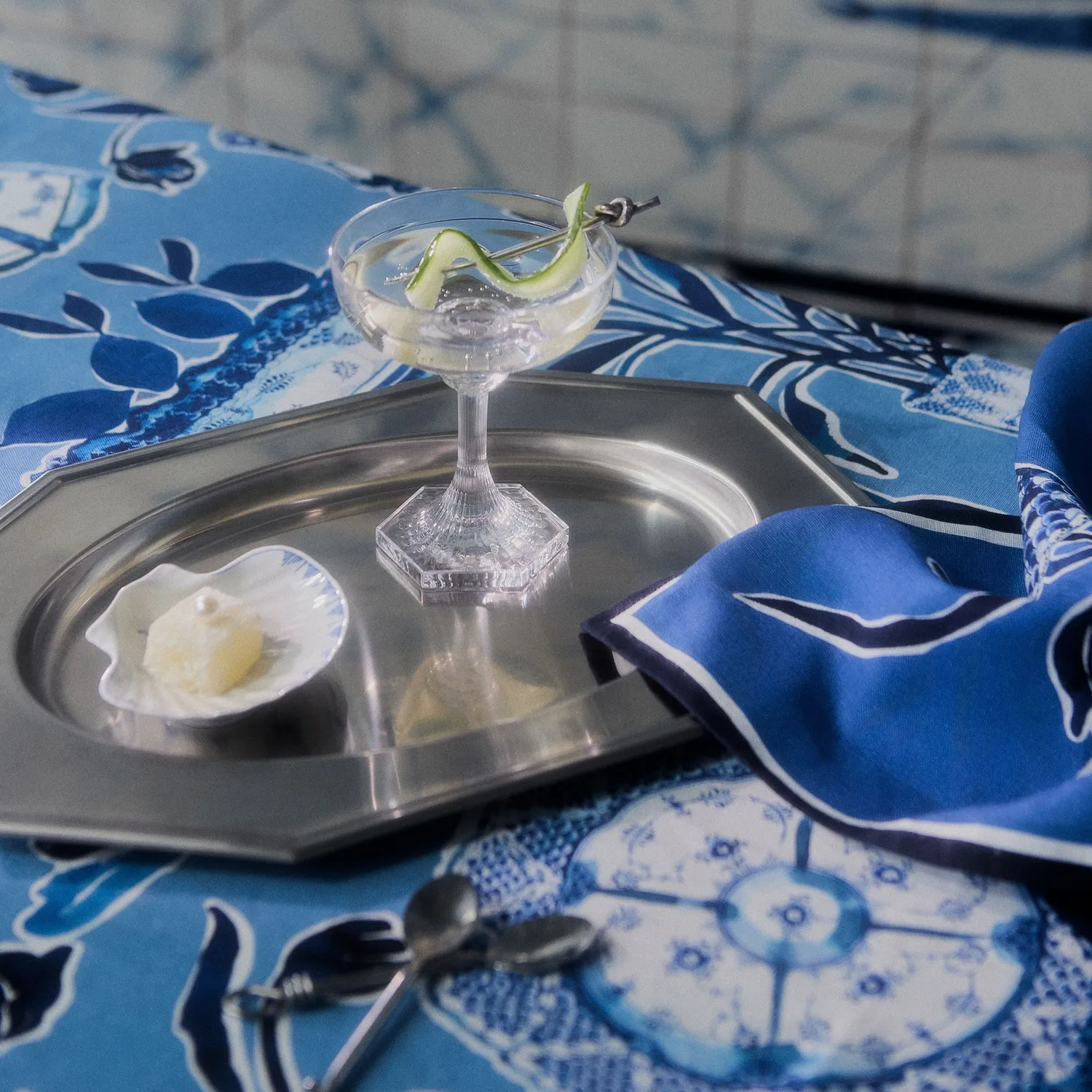 Kgl. Porcelæn Aurora coupe champagneglas 25 cl 2 stk krystal