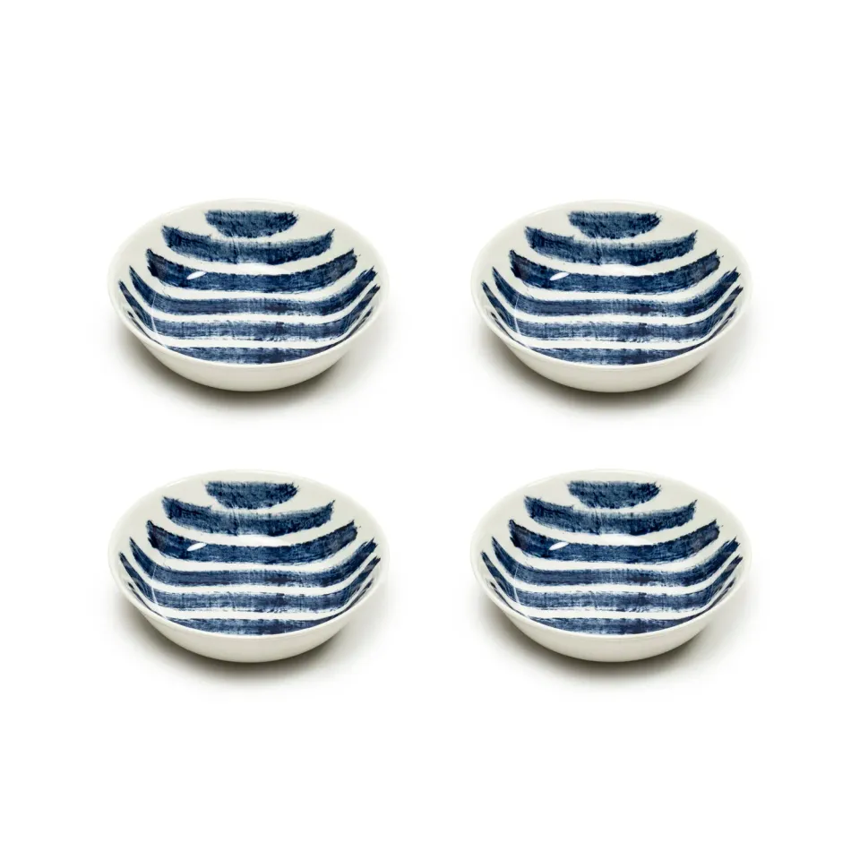 1882 Ltd Indigo Rain skåle 4 stk indigo stentøj