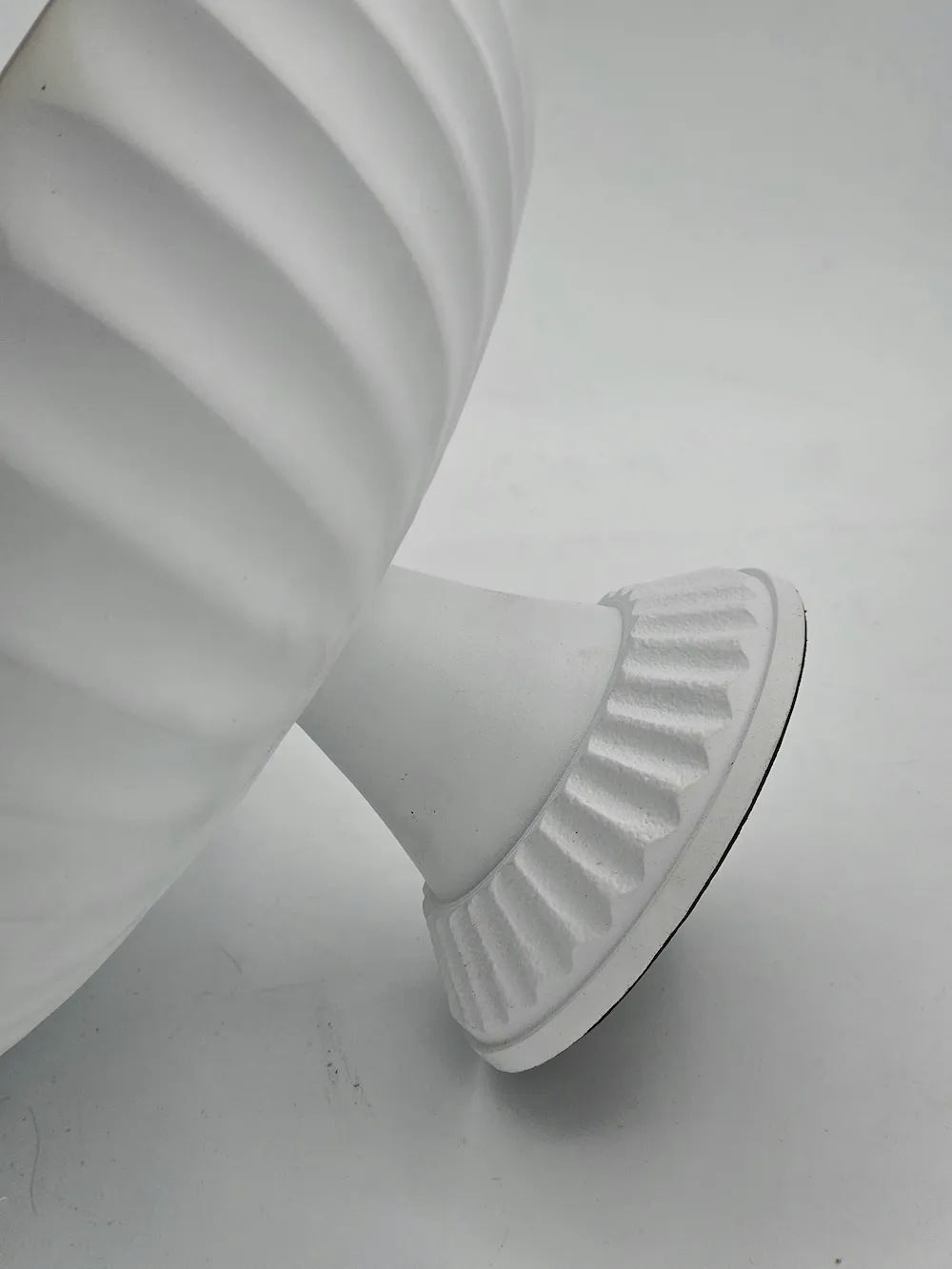 Les Ottomans opsats hvid aluminium