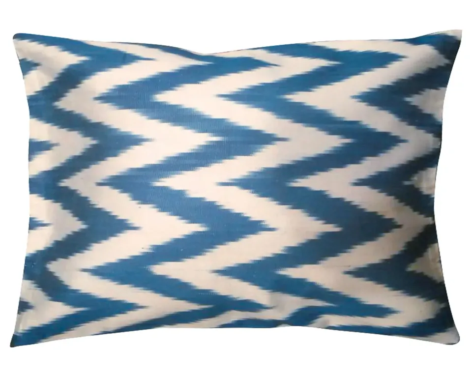 Les Ottomans S18 pudebetræk ikat silke