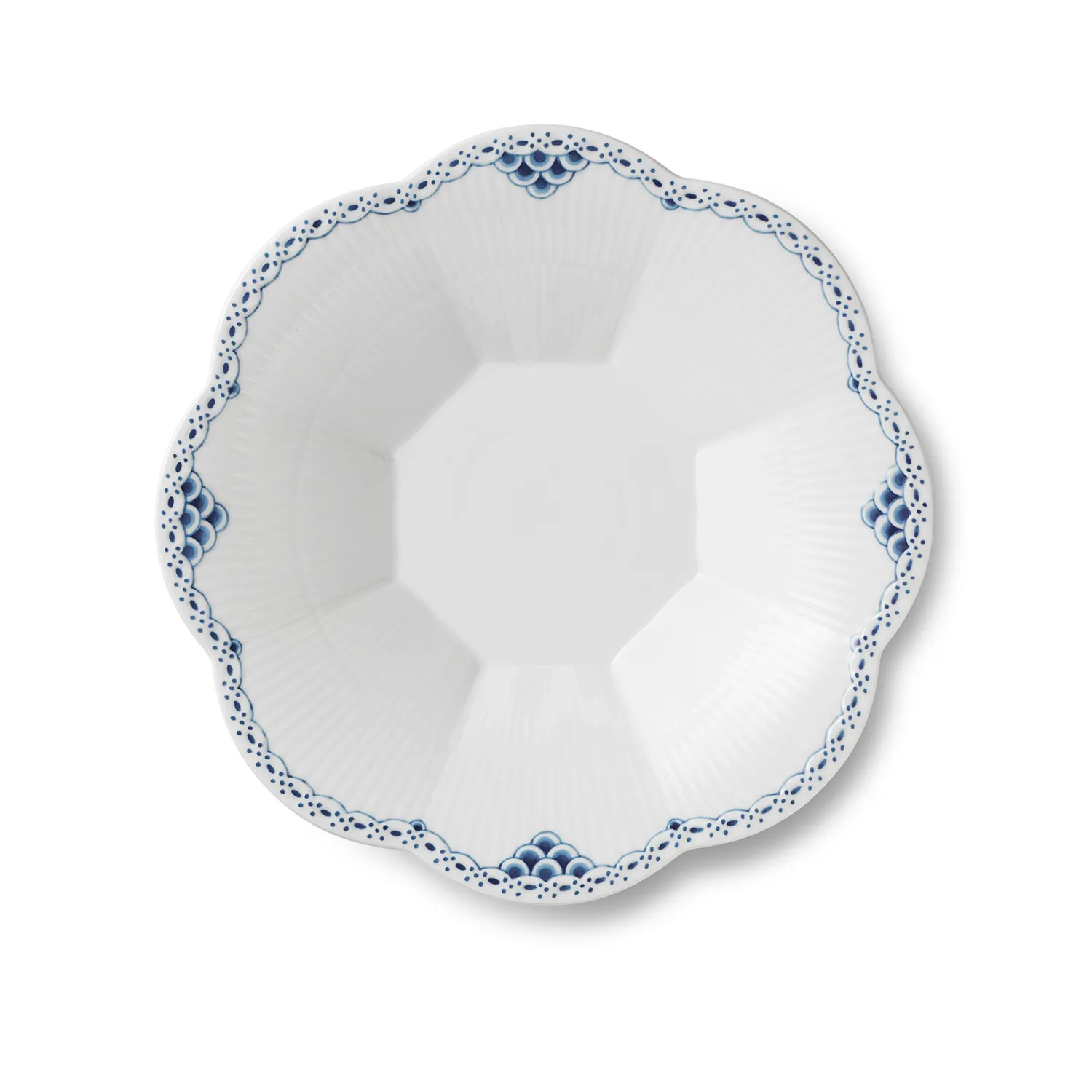 Royal Copenhagen Prinsesse kantet skål 25,5 cm
