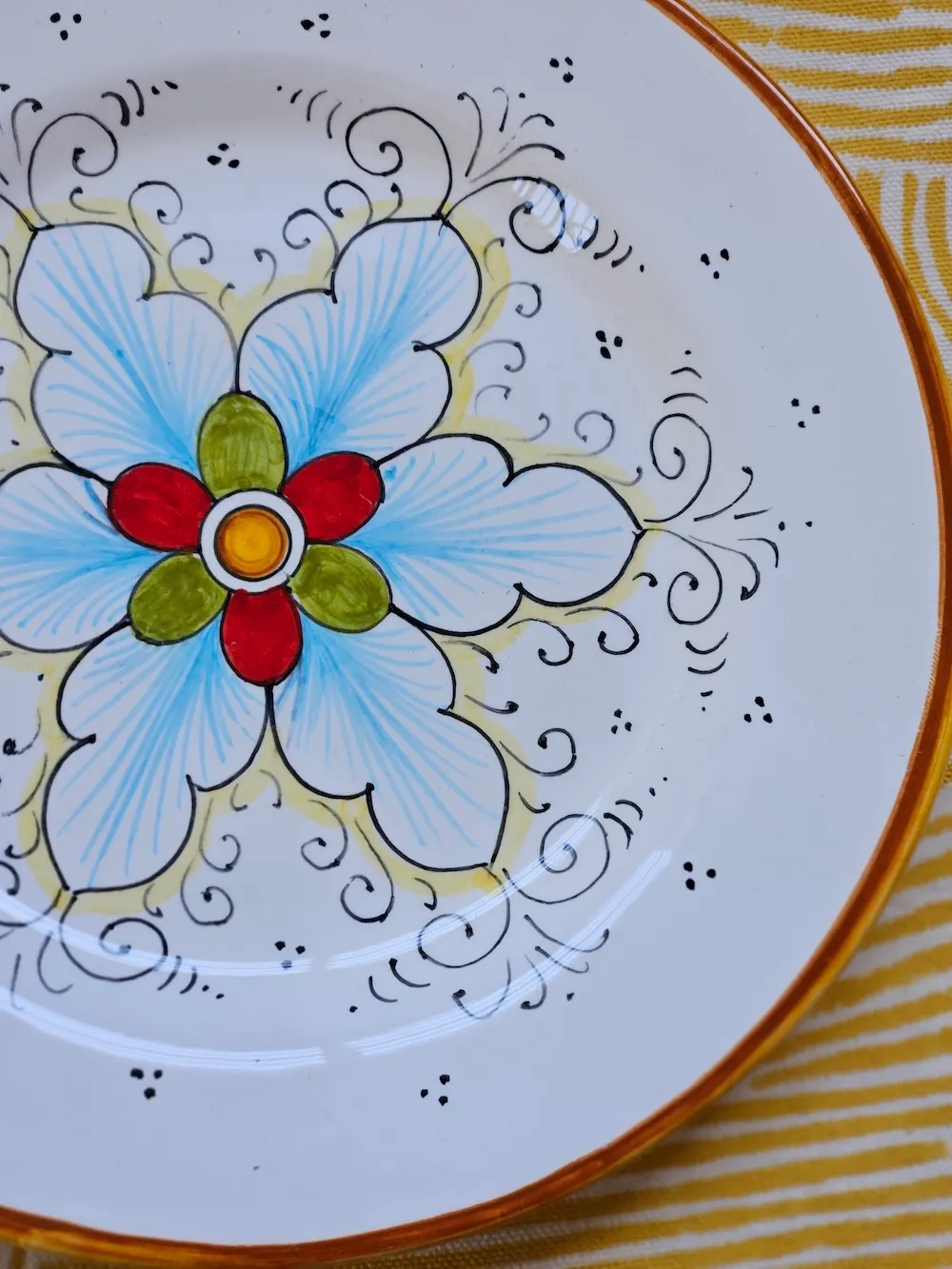 Les Ottomans Stella Floreale tallerkener sæt 2 stk