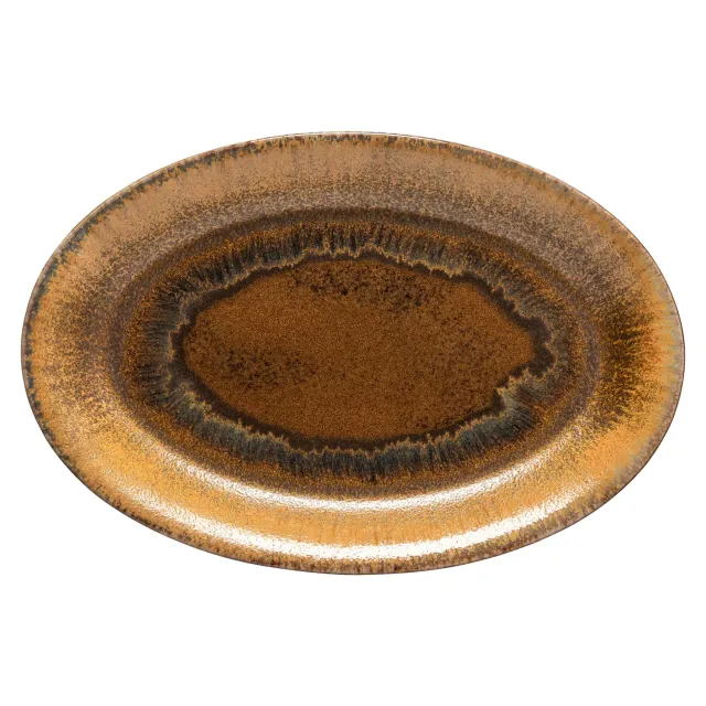 Costa Nova Poterie WWA461 ovalt fad mokkabrun stentøj