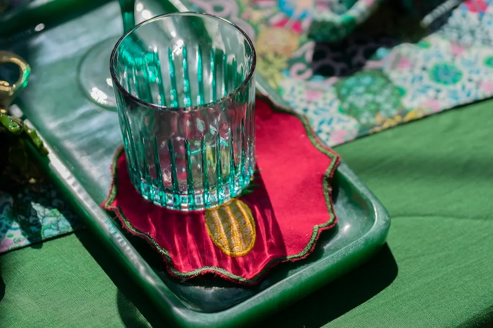 Les Ottomans Resina Verde GRE05 bakke grøn resin