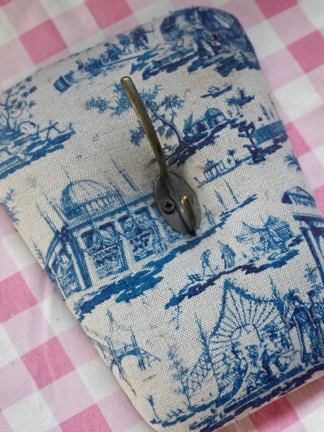 Les Ottomans Chinoiserie knage bomuld rød