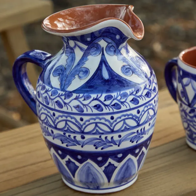 Costa Nova Alentejo kande blå-hvid terracotta