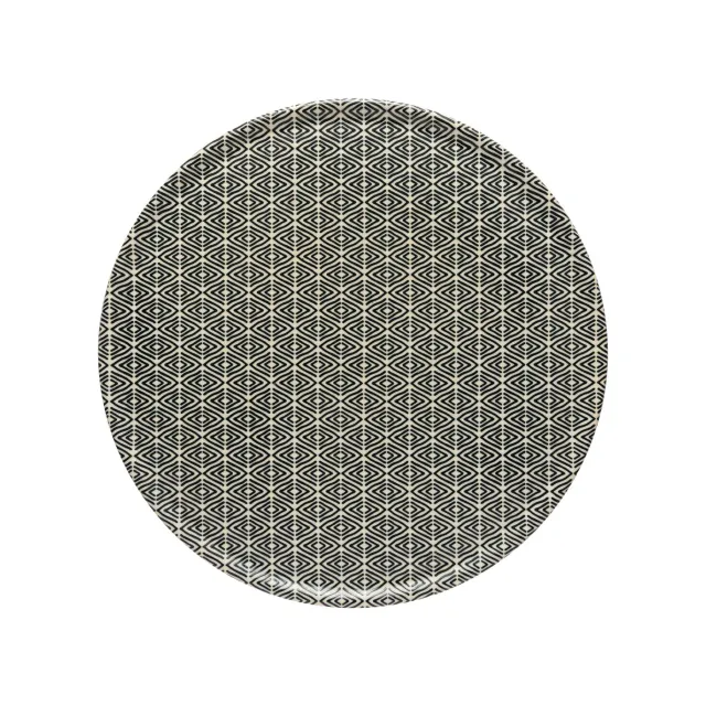Costa Nova Augusta serveringsfad Diamond Weave Beige mat
