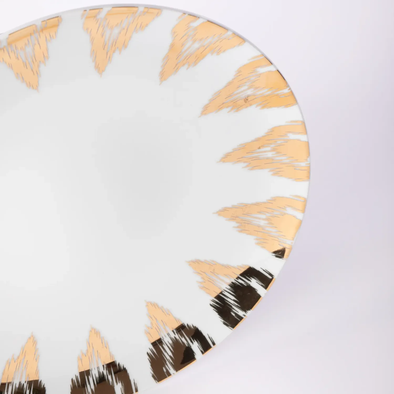 Les Ottomans Uzbek Gold UZG02 middagstallerken porcelæn guld