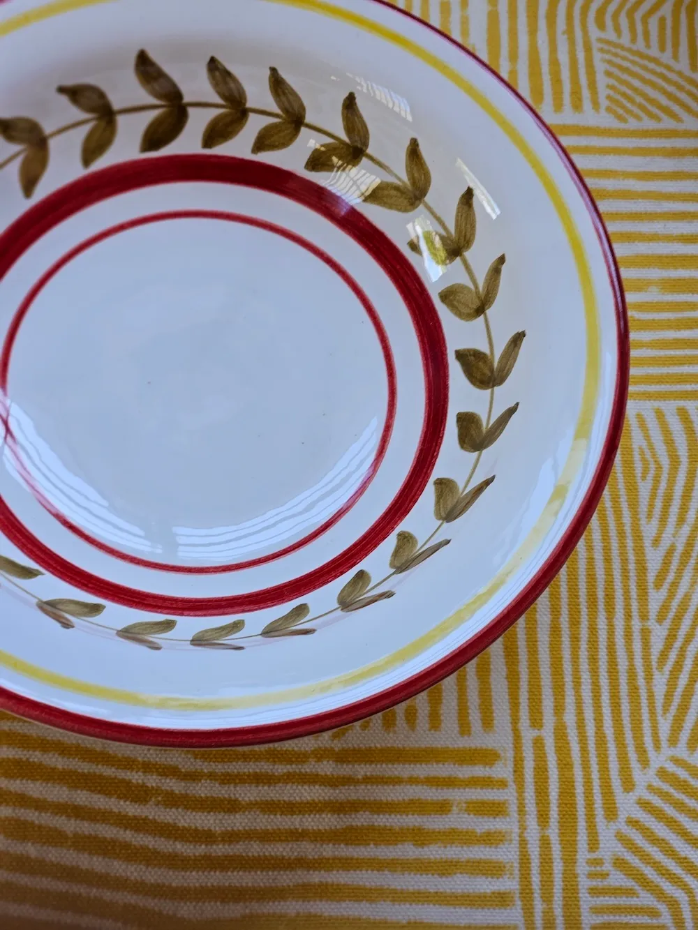 Les Ottomans cerealskåle keramik håndmalet sæt med 2