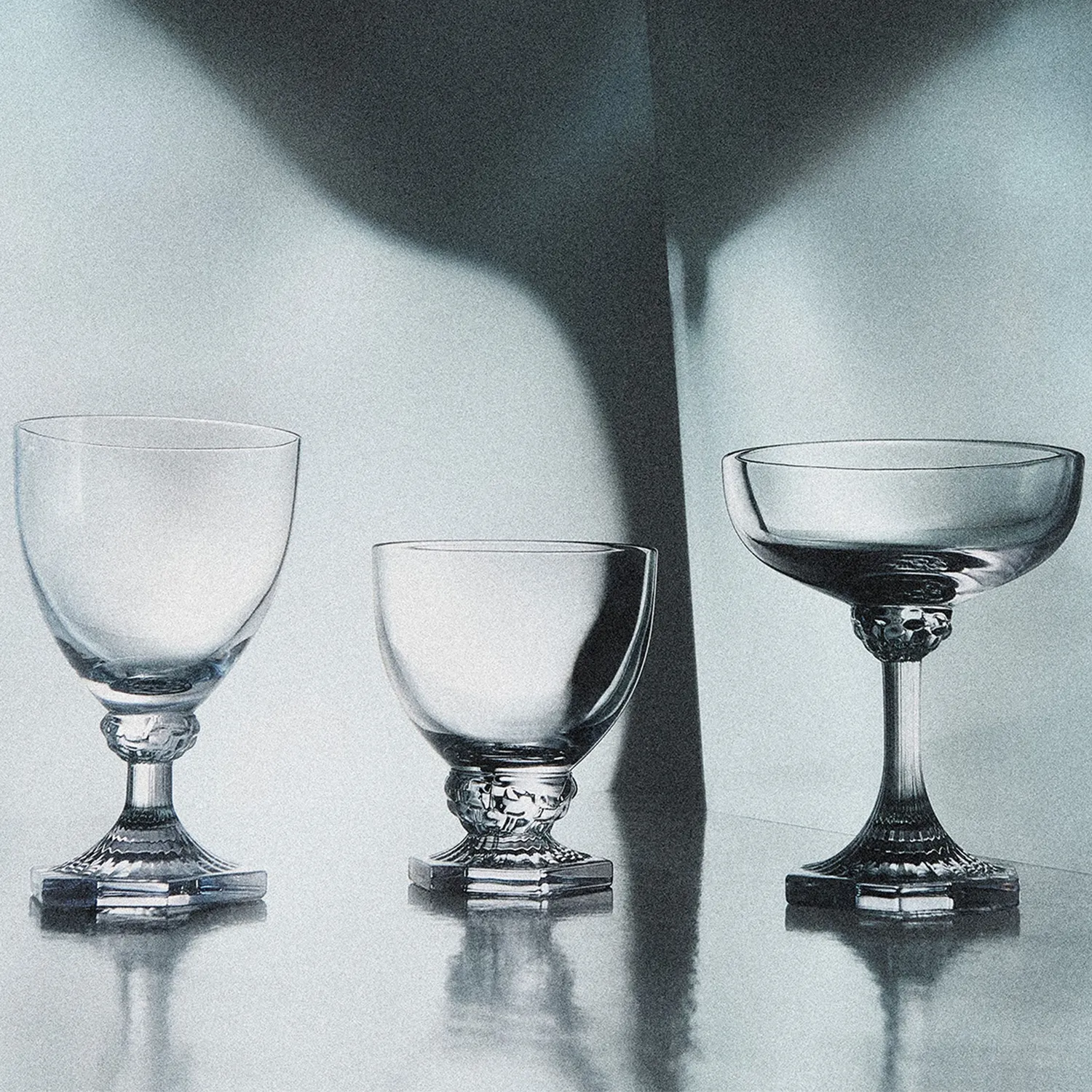 Kgl. Porcelæn Aurora vandglas 27 cl 2 stk krystal