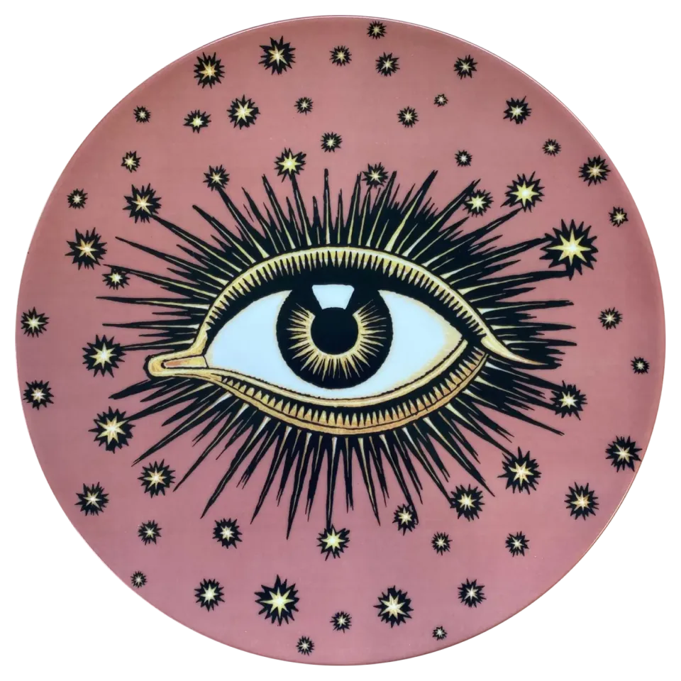 Les Ottomans Occhio EYEP02 desserttallerken porcelæn