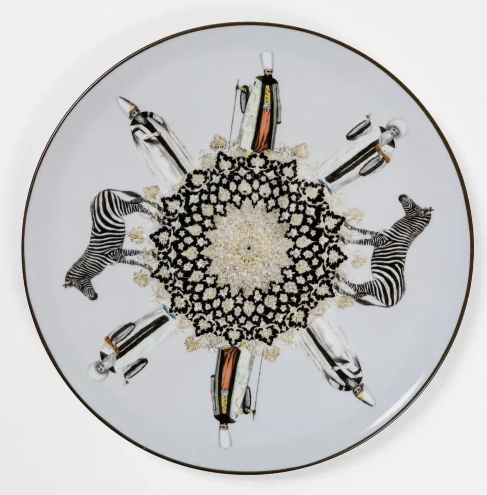 Les Ottomans Costantinopoli COST08 tallerken porcelæn