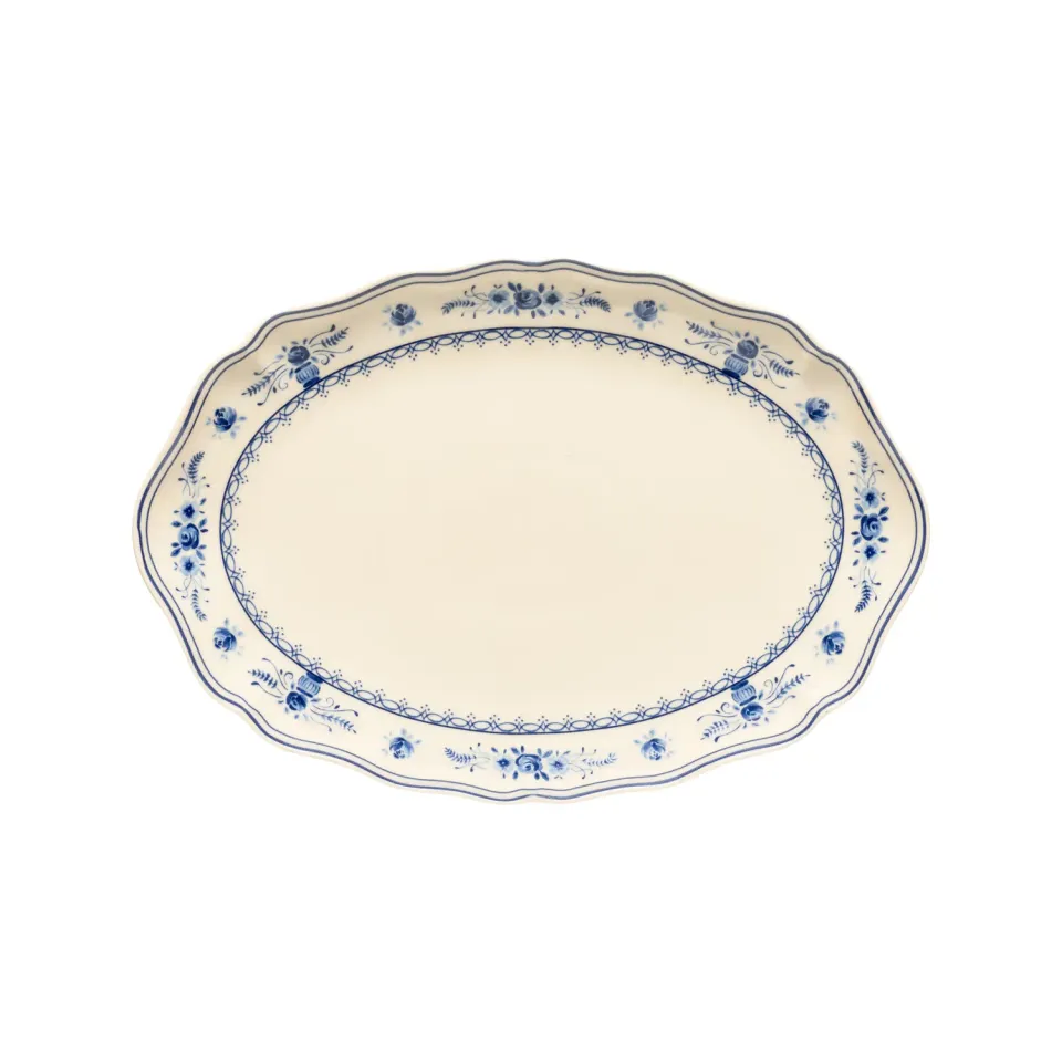 Costa Nova Vila fad beige-blå ovalt