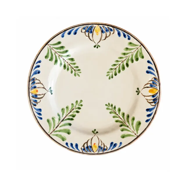 Les Ottomans Maestro MST02 tallerken håndmalet botanisk