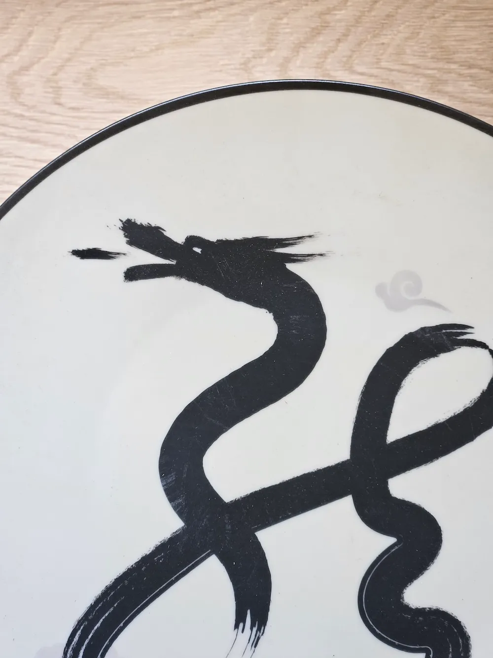 Les Ottomans Drago tallerkener porcelæn drage 2 stk