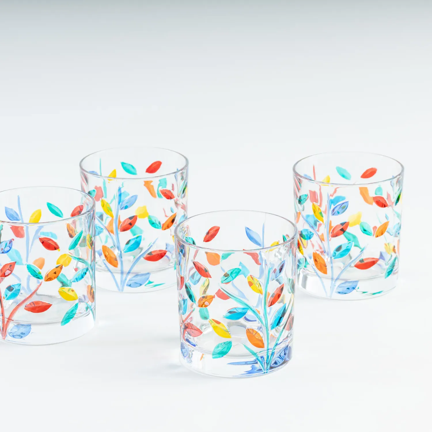 Les Ottomans CG01 tumblerglas krystal 4 stk flerfarvet
