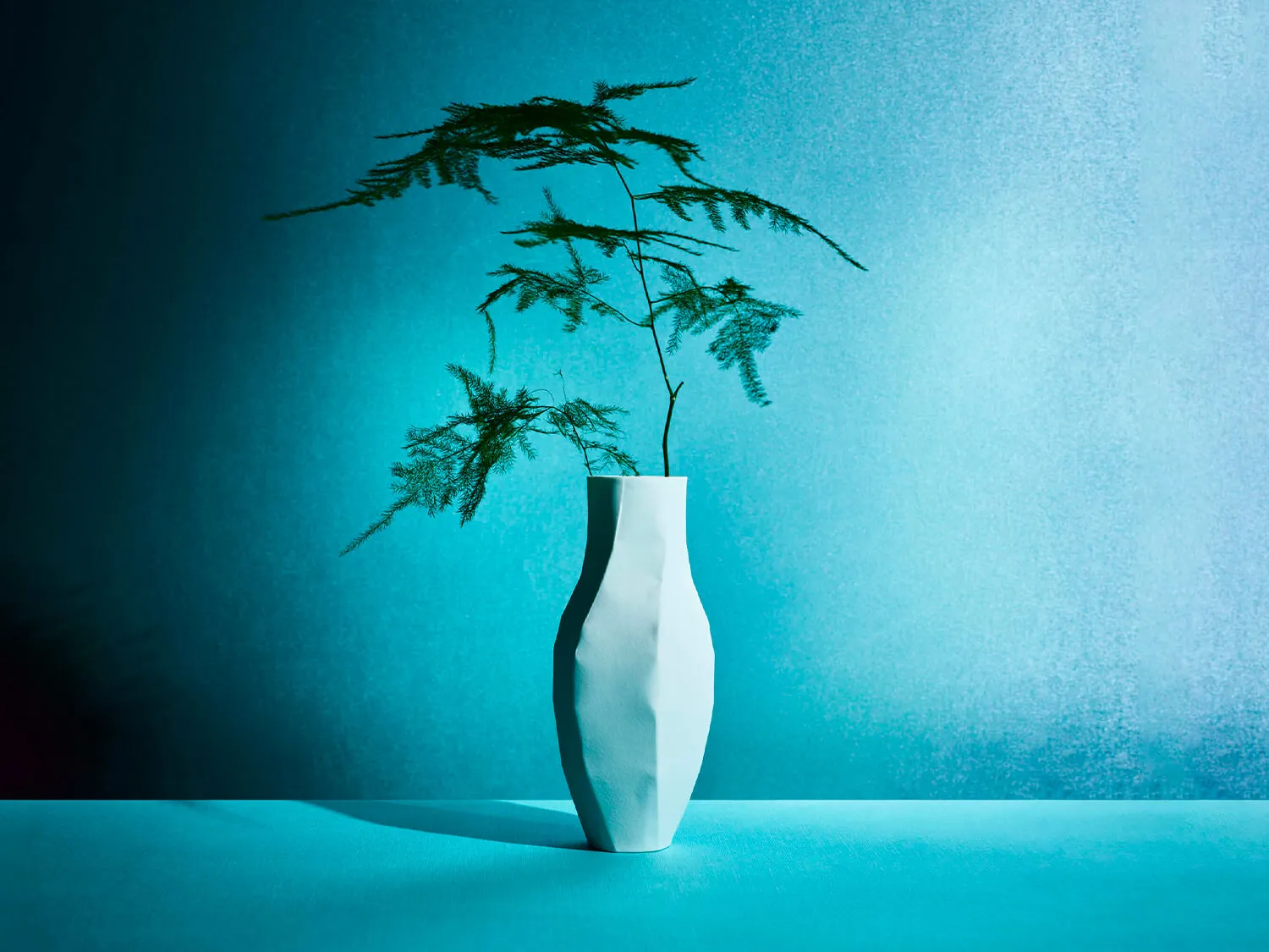 Nymphenburg Lightscape vase XS hvid biskuit 18,5 cm