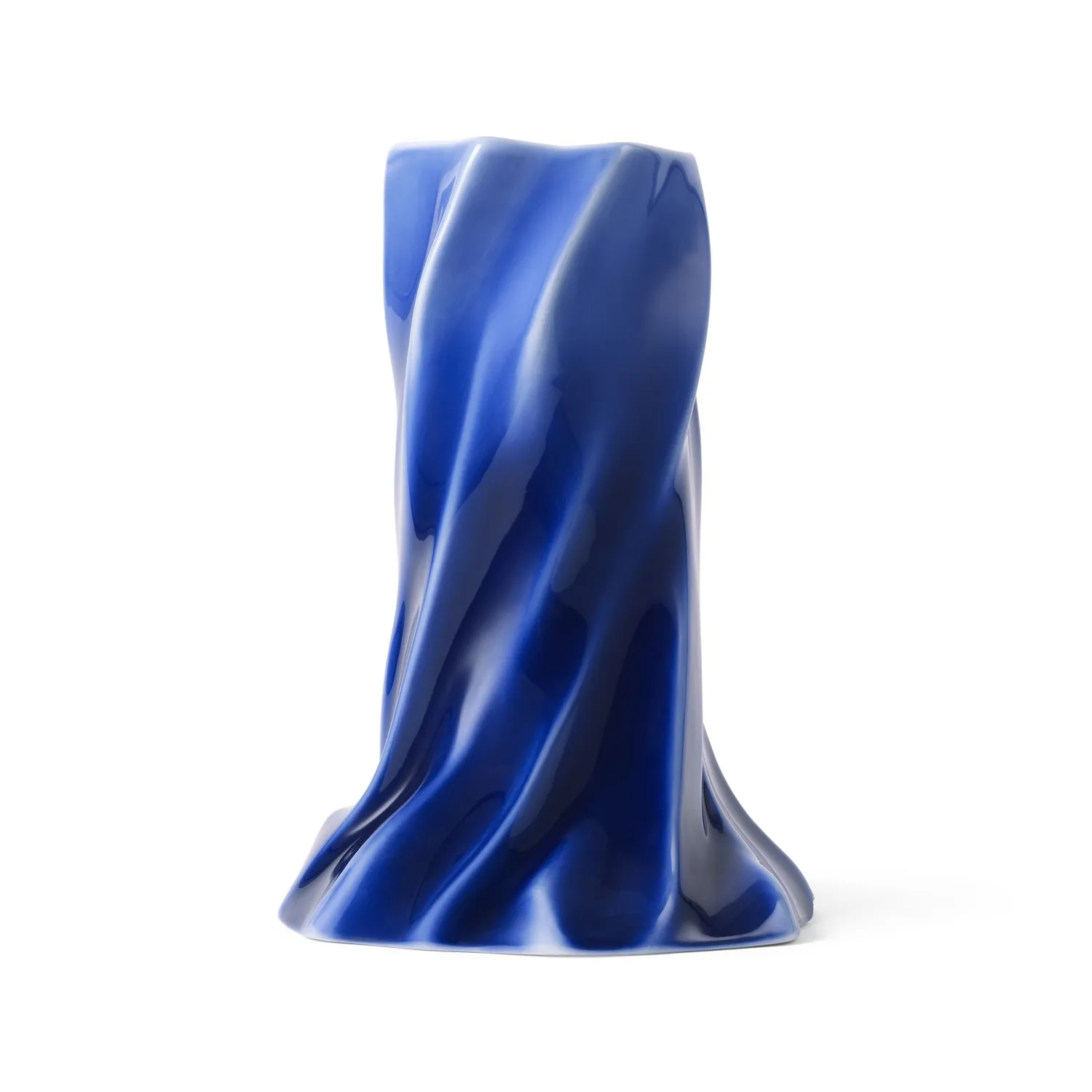 Kgl. Porcelæn Kontur vase 26 cm blå