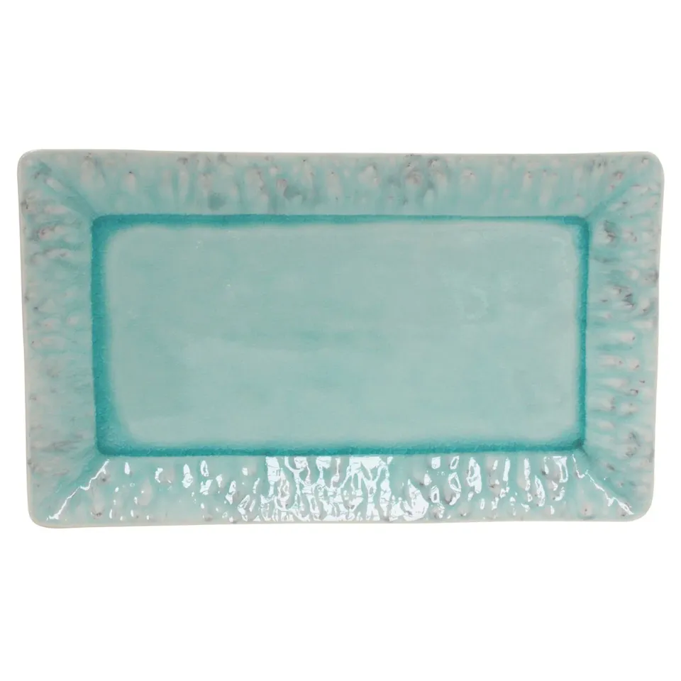Costa Nova Madeira Large Rectangular Tray fad blå stentøj