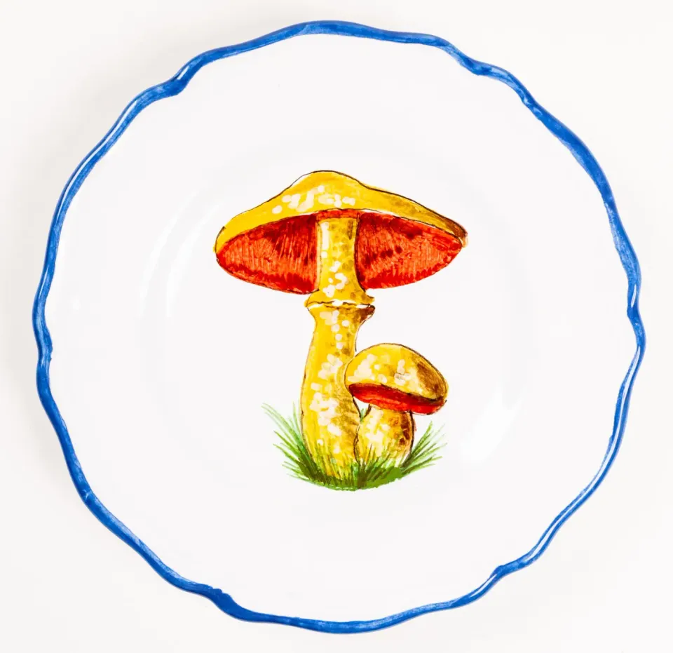 Les Ottomans Funghi MU02 desserttallerken svamp