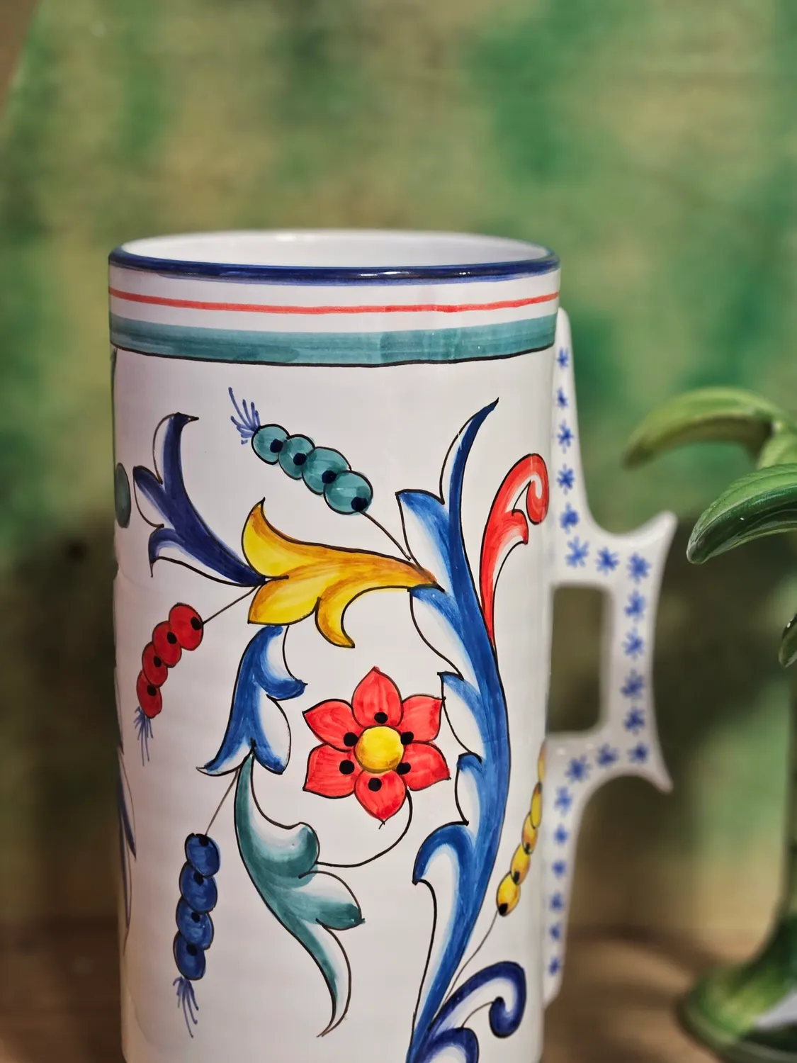 Les Ottomans Iznik kande håndmalet keramik blomstret