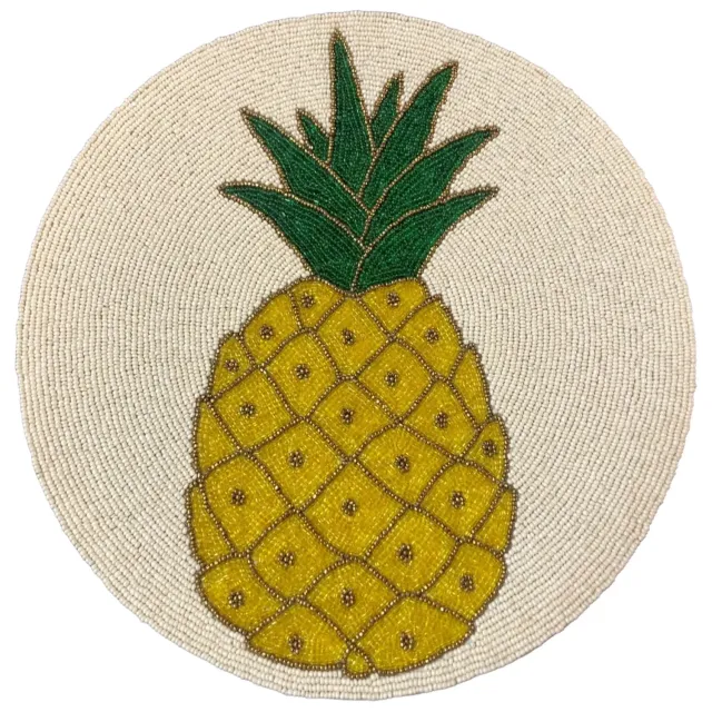 Les Ottomans Ananas dækkeserviet sæt 2 stk perler