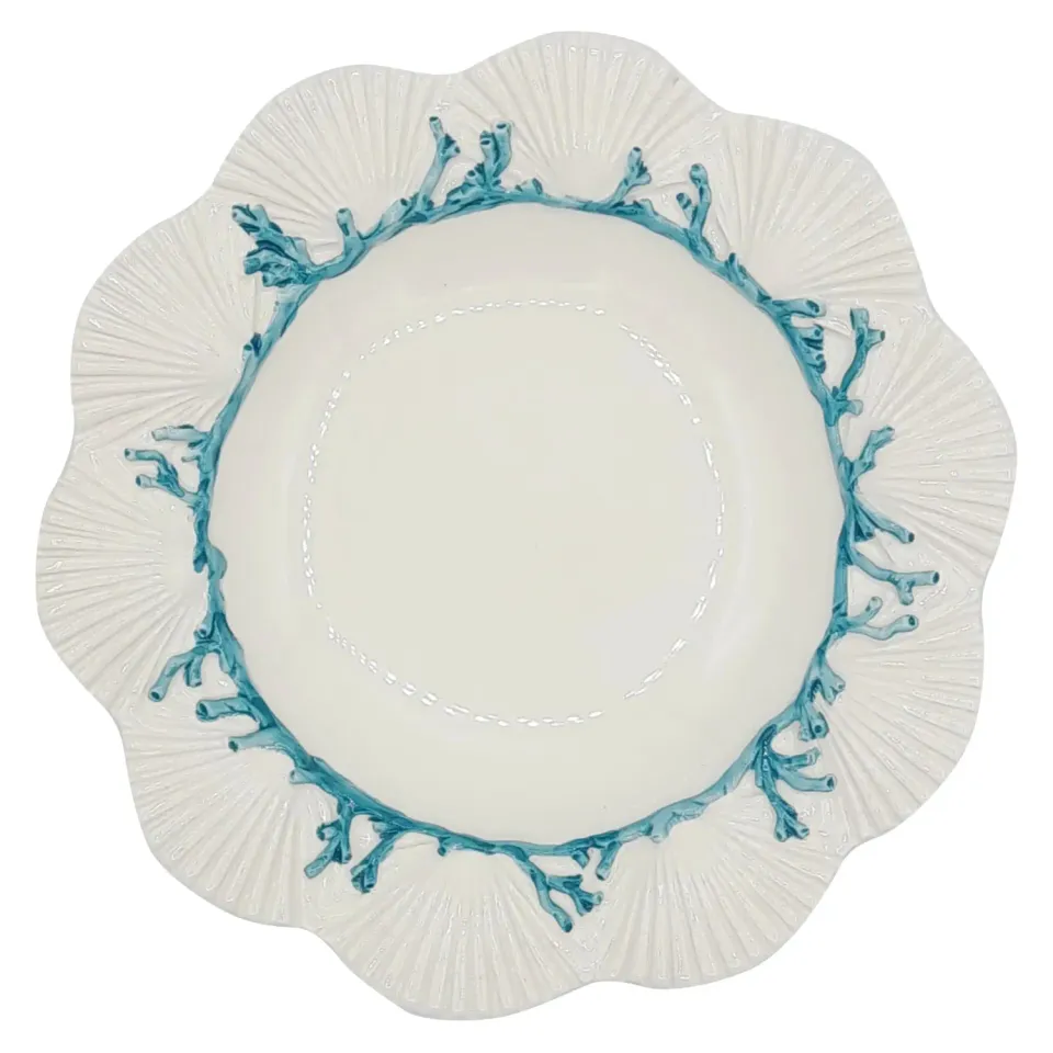 Les Ottomans Saint Jacques pastatallerken dyb keramik