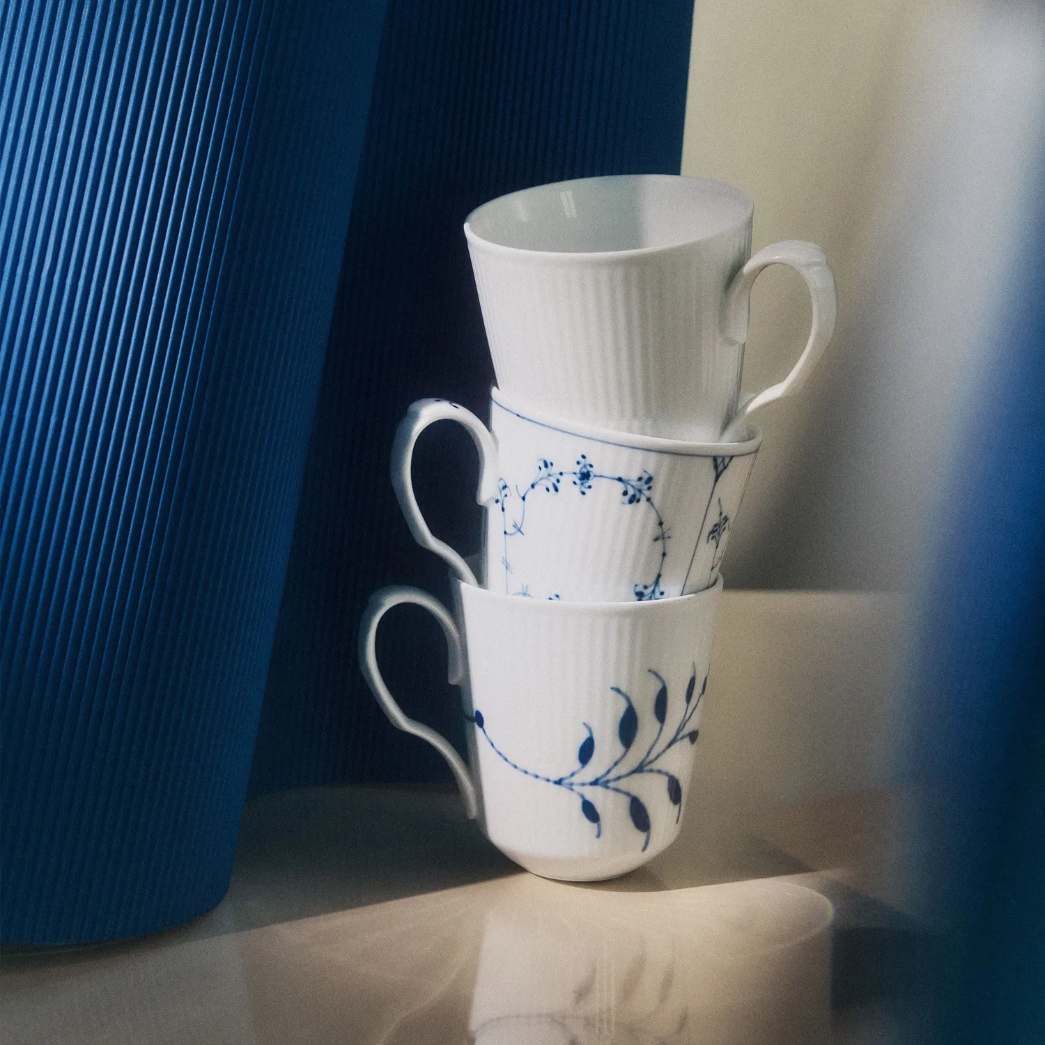 Kgl. Porcelæn Gifts with History kop 38 cl 3 stk sæt