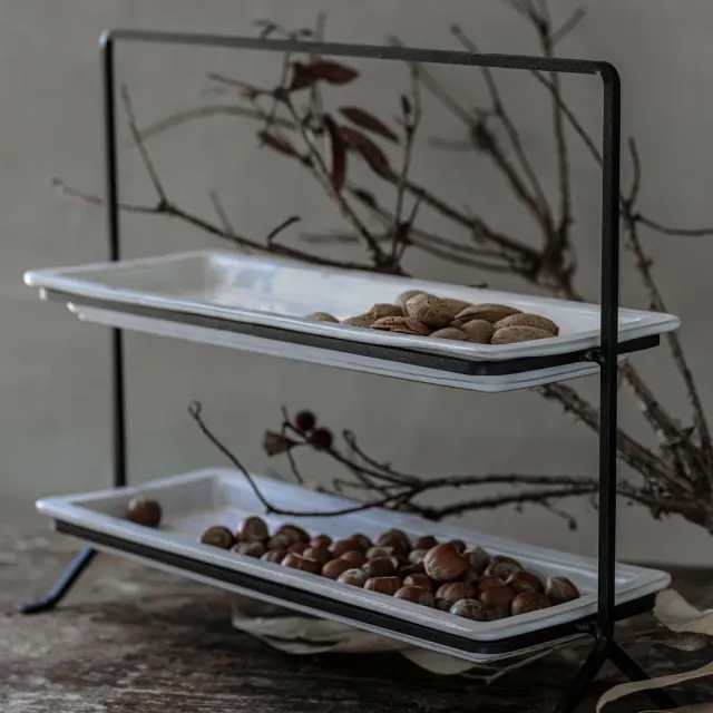 Costa Nova Lagoa etagere 2 etager hvid ecogres