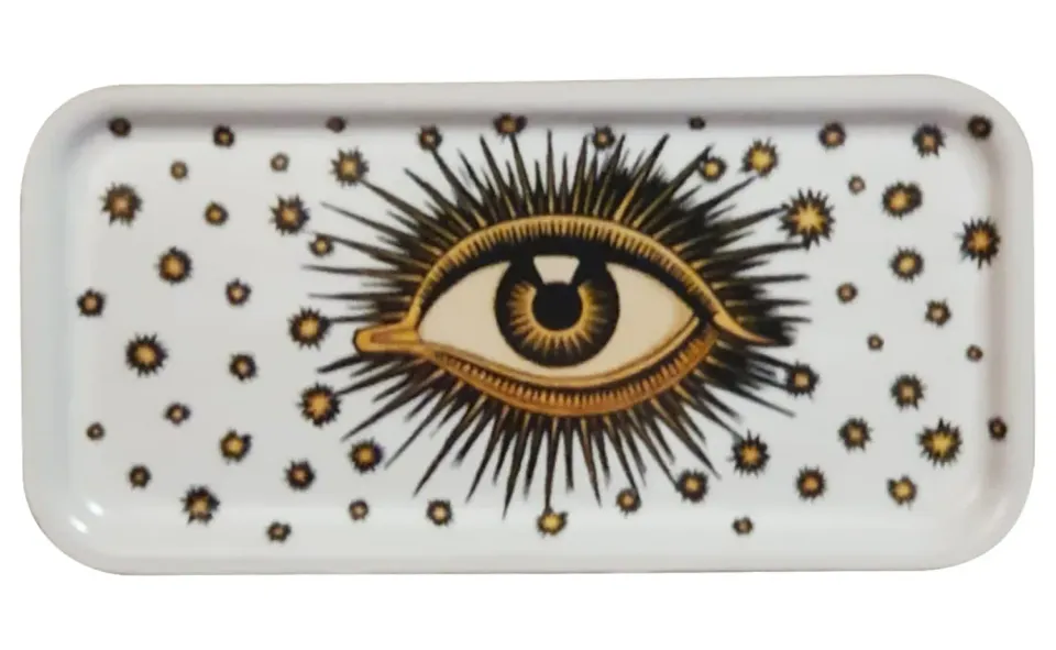 Les Ottomans Eye EYE07 træbakke øjemotiv